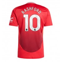 Manchester United Marcus Rashford #10 Domáci futbalový dres 2024-25 Krátky Rukáv